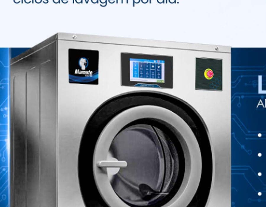 Lavadora extratora industrial Mamute XLS de alta rotação