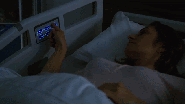 Comando retroiluminado, visível também à noite